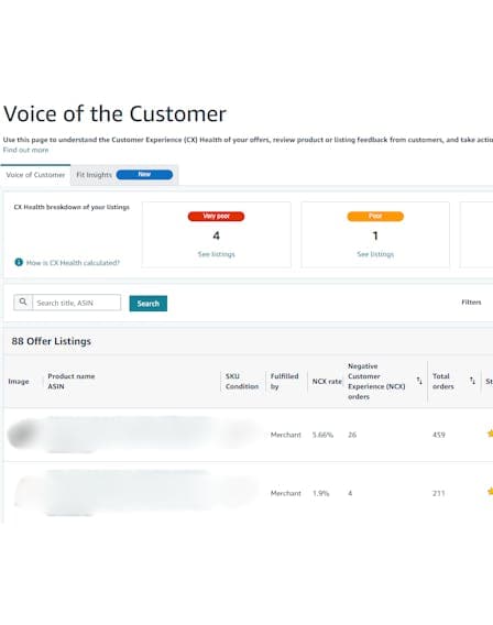 Voice of Customer Update: Avoid Frequently Returned Badge & Negative Reviews