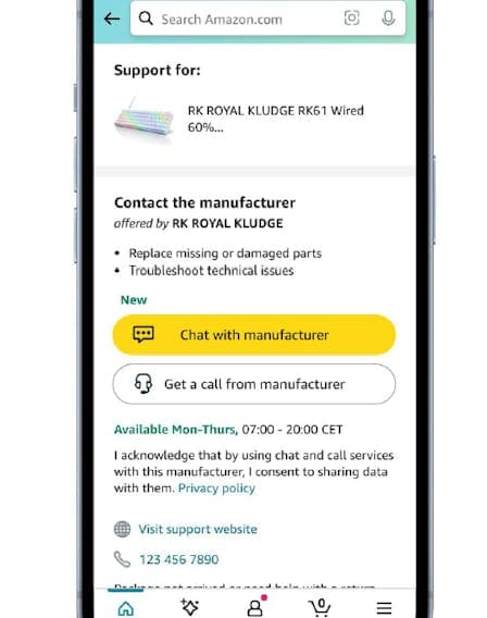 Amazon Now Lets Brands Take Over Customer Service