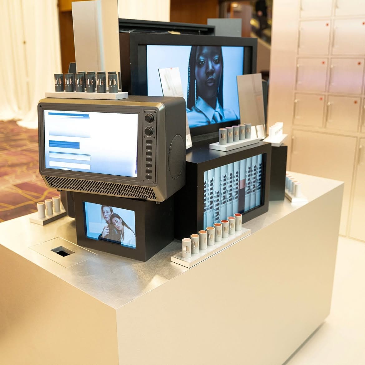 CRTs and retro technology for Milk Makeup's Sephora brand conference activation