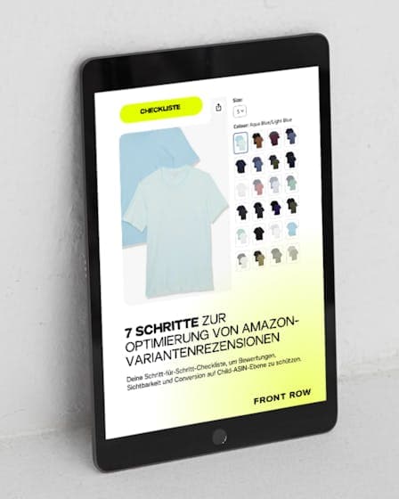 Optimizing Amazon Variants Checklist German