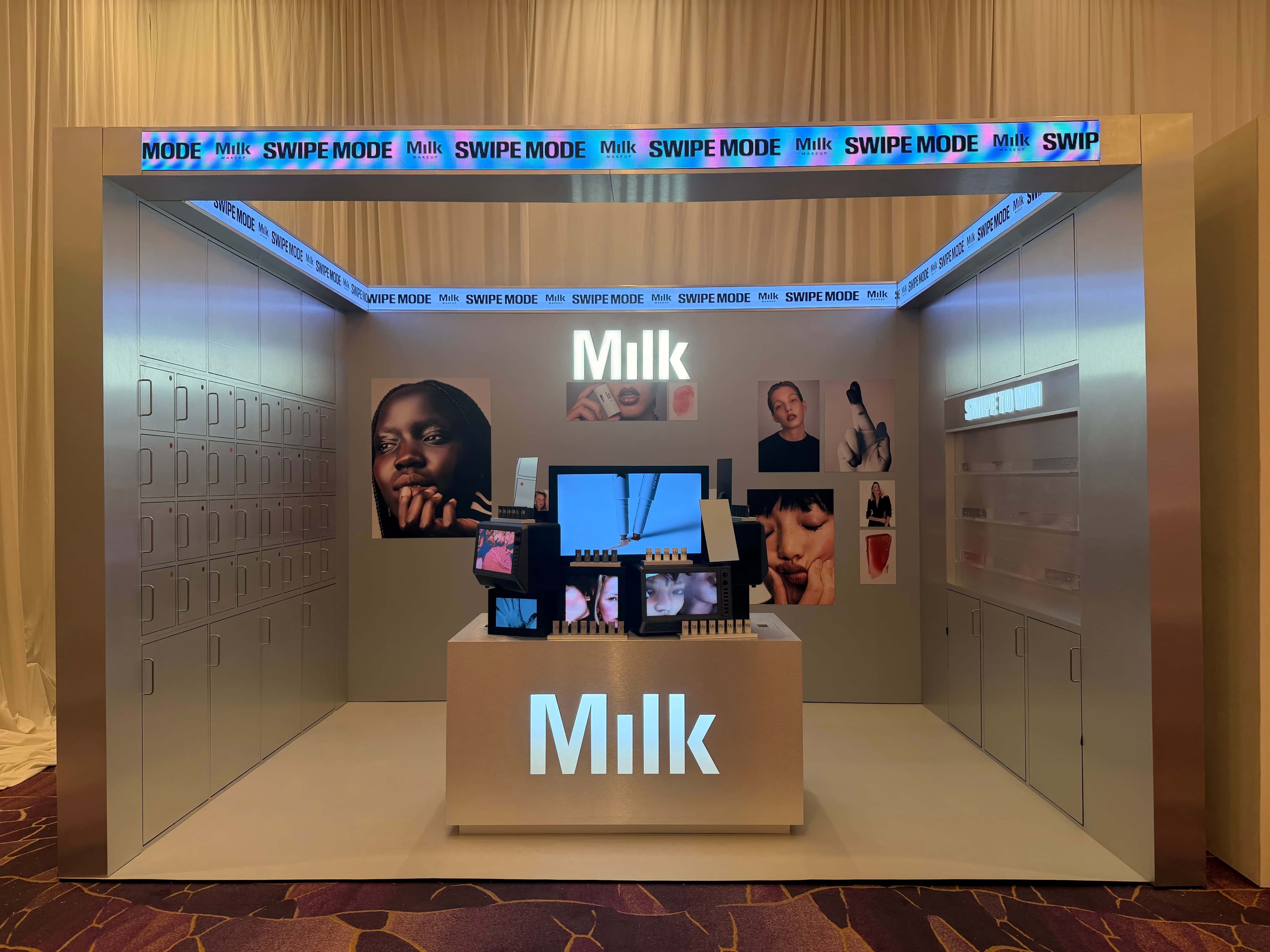 Milk Makeup booth at Sephora conference